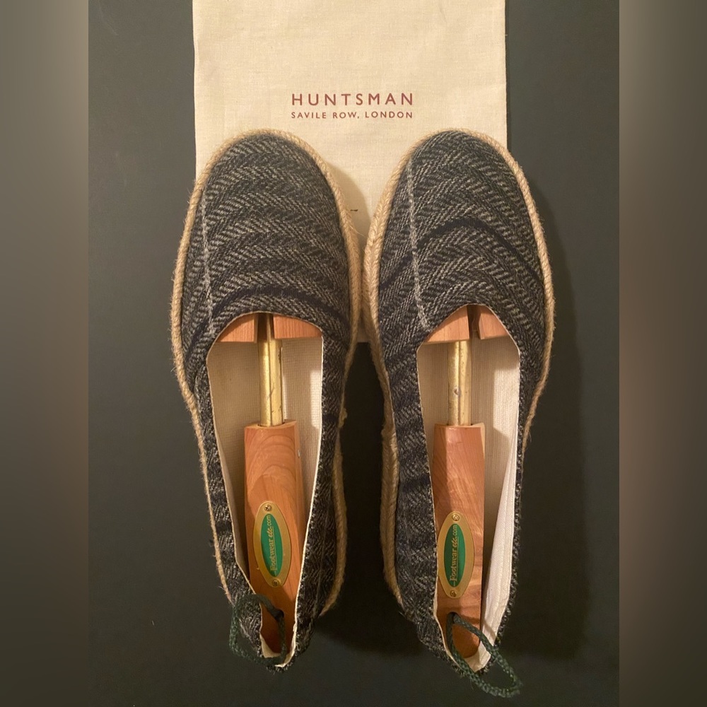 Limited edition Zabattigli/Huntsman Espadrilles Shoes. Hand made In Capr…